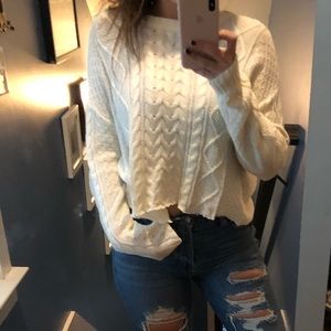 Urban outfitters cream sweater